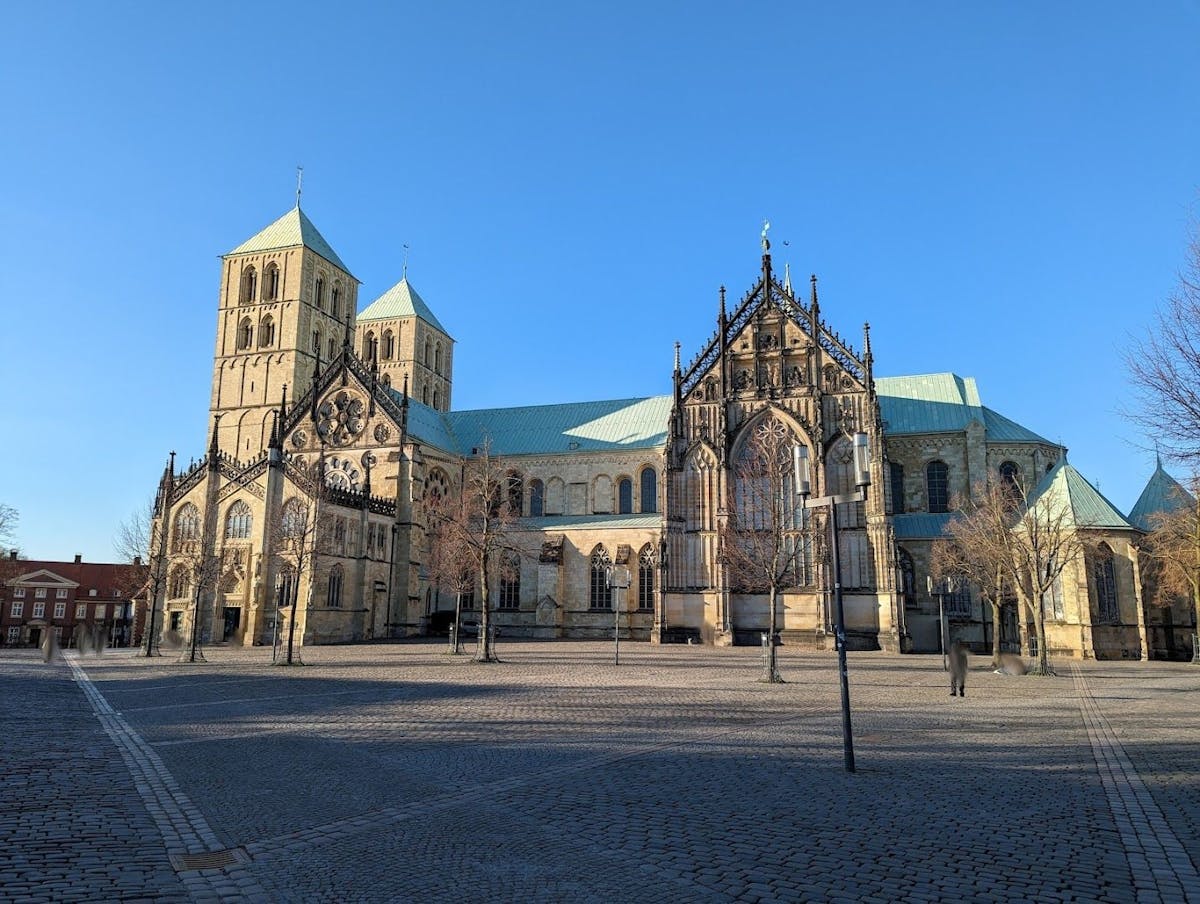 Selbstgeführte Audiotour zu historischen Meilensteinen in Münster