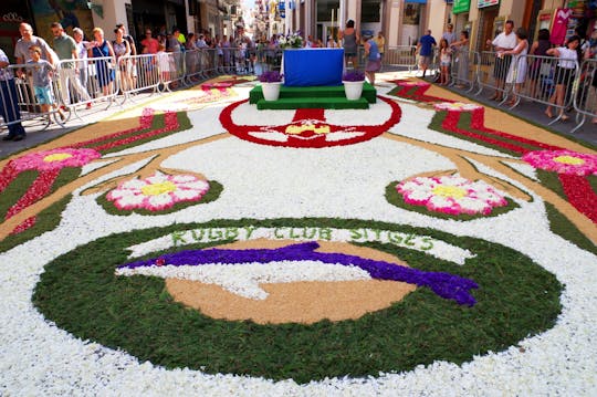 Sitges et les fleurs