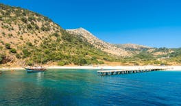 Sarandë boat tour to hidden caves and beaches with snorkelling