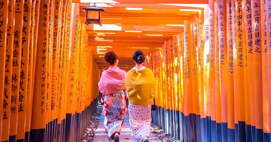 Guided day tour from Osaka to Nara Park, Arashiyama and Fushimi Inari