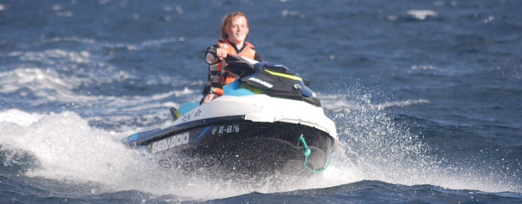 Tour de Lanzarote en jet-ski sur la route du sud - billet seulement