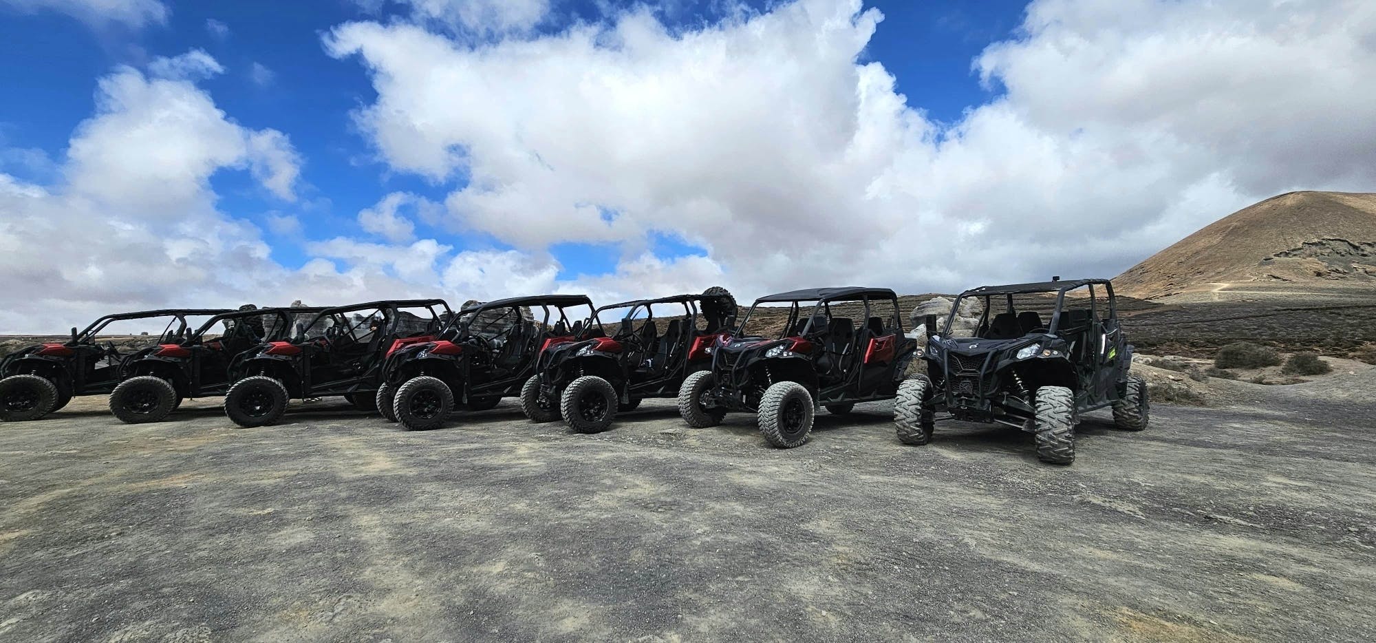 North Lanzarote mixed-terrain four-seater buggy tour with transfers