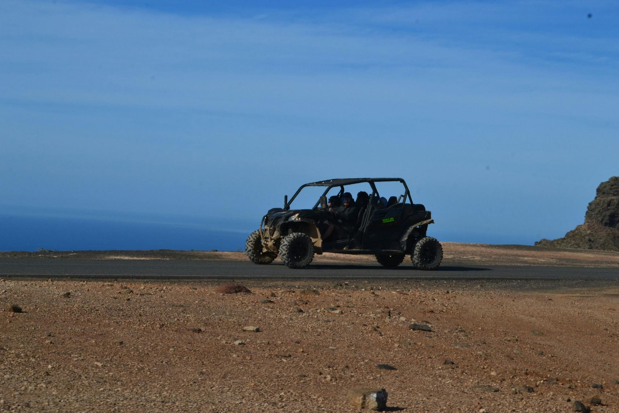 North Lanzarote mixed-terrain four-seater buggy tour with transfers