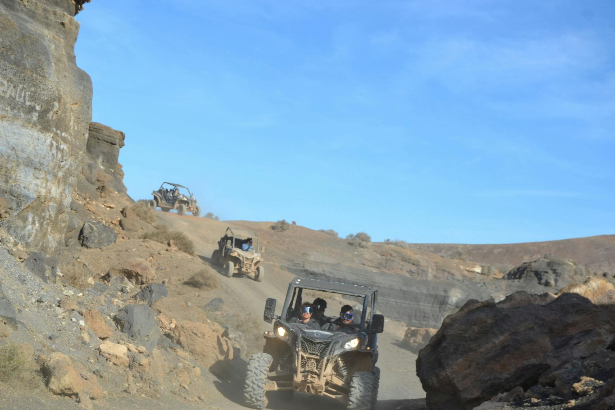 North Lanzarote mixed-terrain four-seater buggy tour with transfers