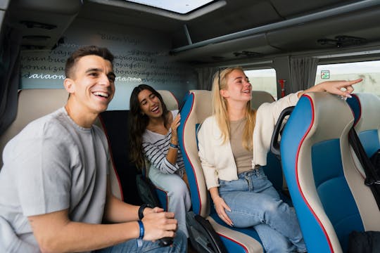 Scene Laganas shuttle bus from Kalamaki, Argassi and Tsilivi