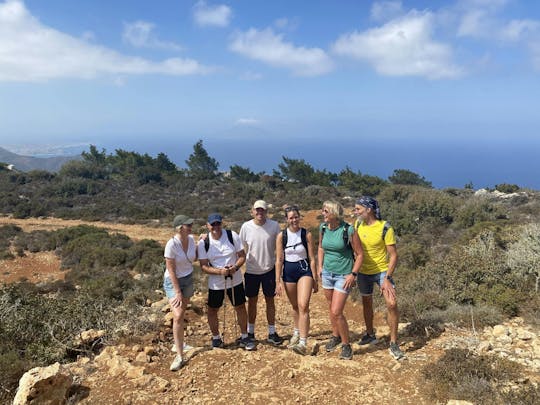 Karpathos villages guided hike from Pini to Stes Mountain