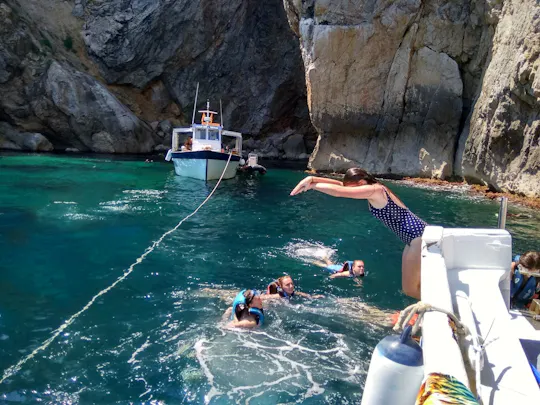 Passeio de barco para Illes Medes e Roca Foradada saindo de L'Estartit