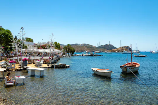 Bodrum schiereiland highlights tour met bezoek aan een bazaar