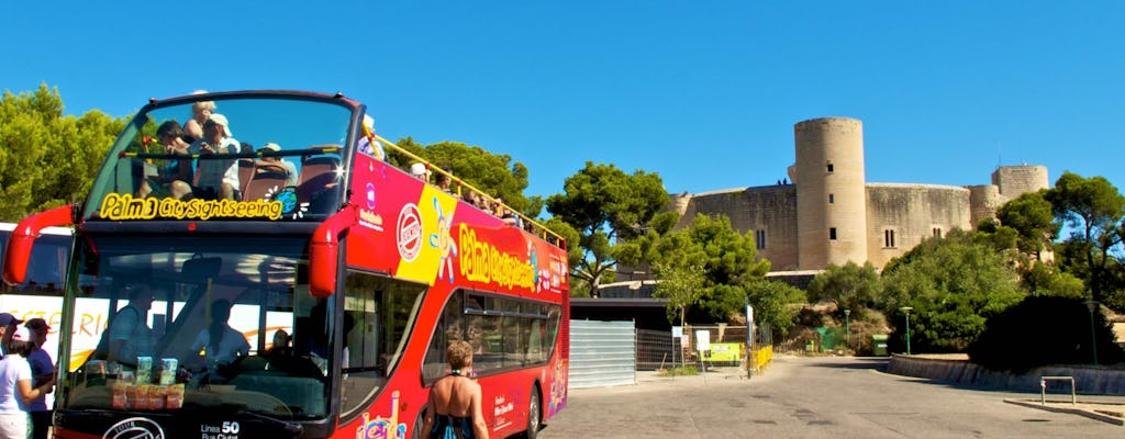 Touristische Zugfahrt & 24-Stunden-Busrundfahrt durch die Stadt Palma