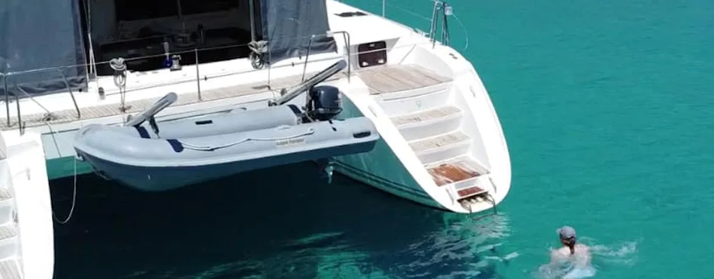 Adults-only catamarantocht vanuit de haven van Kos