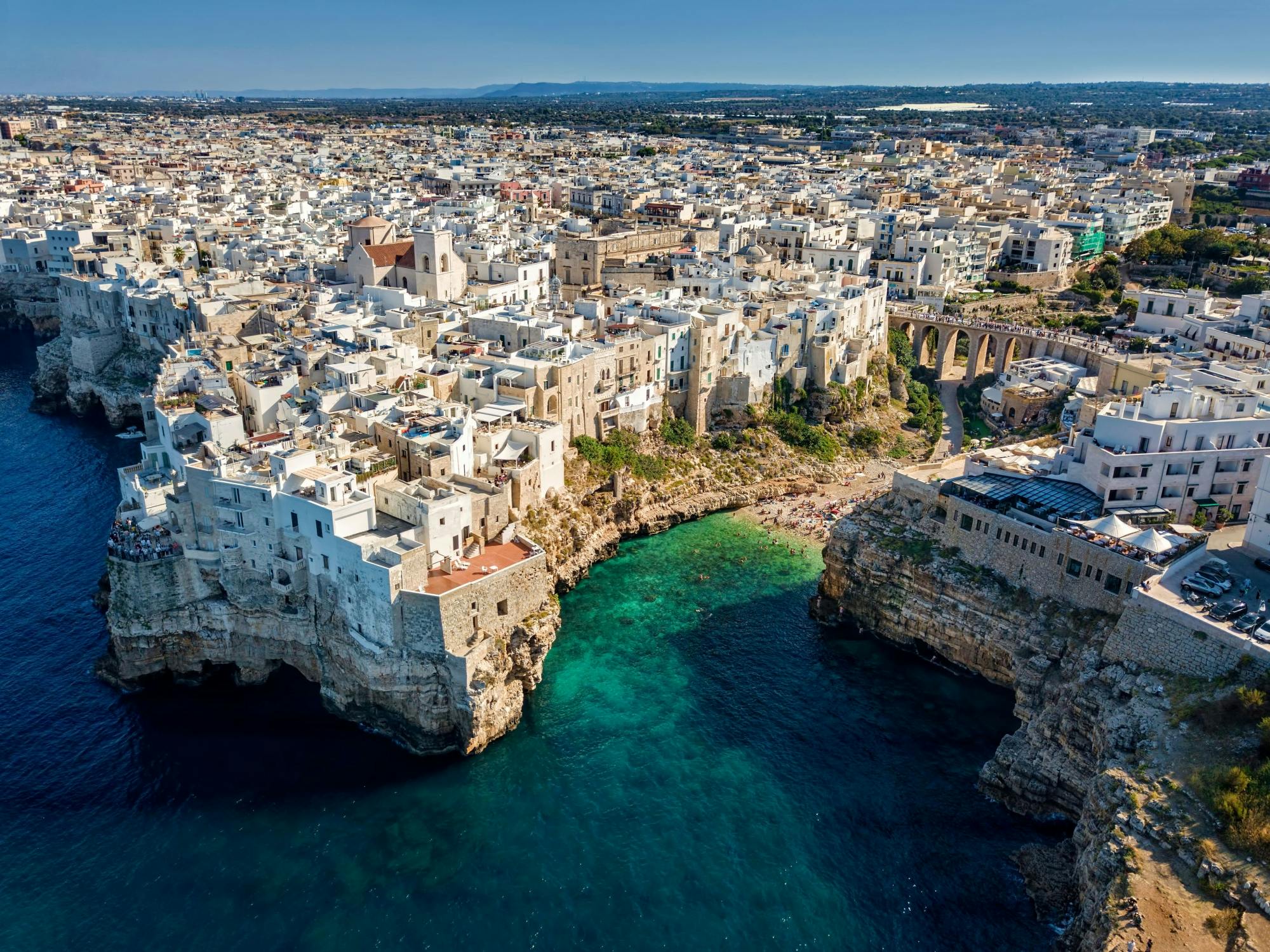 Polignano Sea Caves Tour from Central Puglia