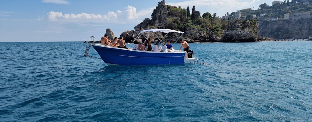 Boottocht Taormina Bay in Sicilië met een aperitief