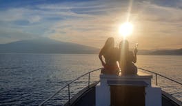 Taormina Bay sunset cruise with aperitif