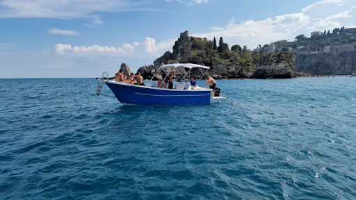 Taormina Bay sunset cruise with aperitif