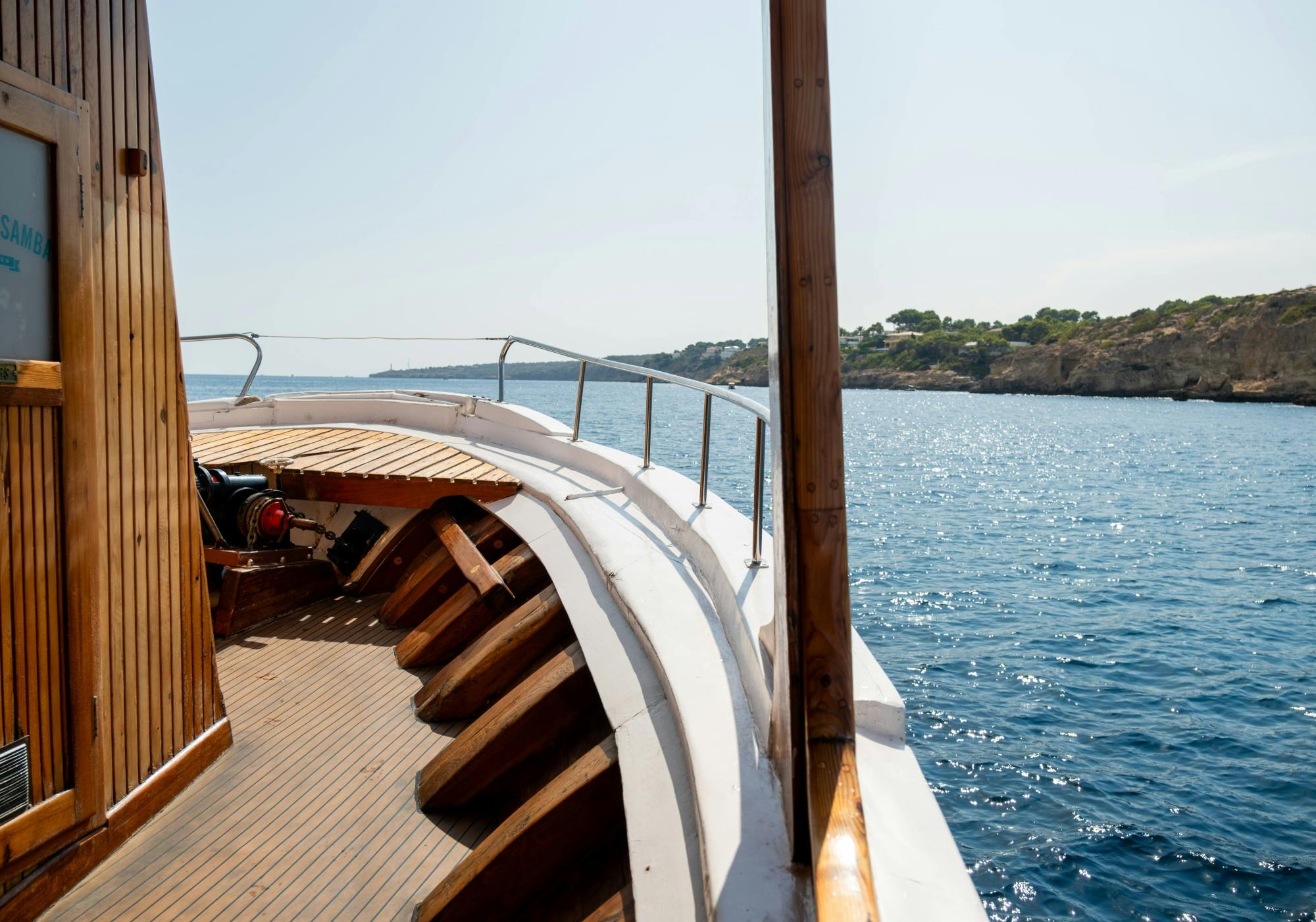 Family pirate boat trip south with transport