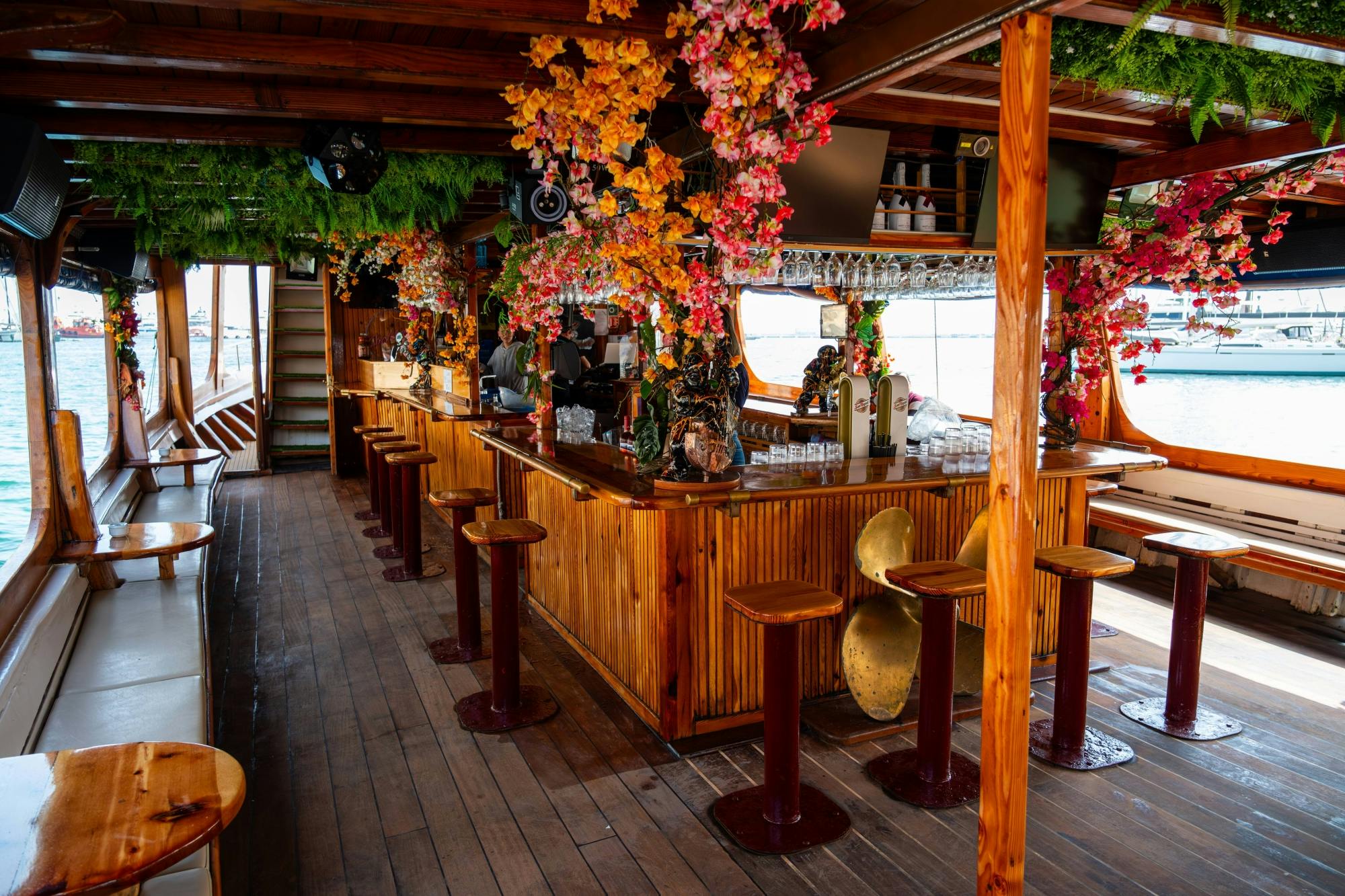 Family pirate boat trip south with transport