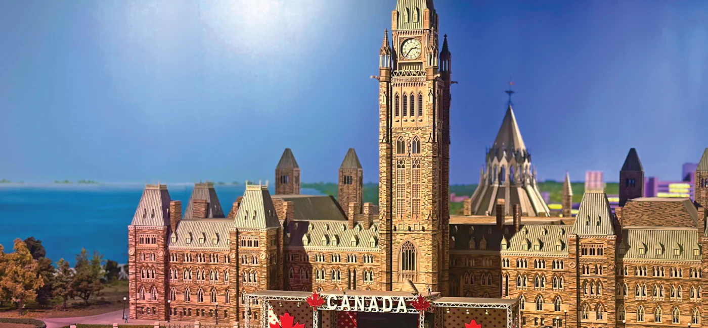 Little Canada Toronto miniature landmark display inside the attraction
