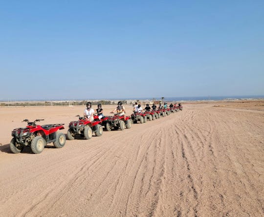 Paseo en quad con cena beduina, espectáculo y observación de estrellas.