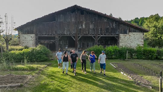Traditional Basque farm and cider cellar tour with lunch