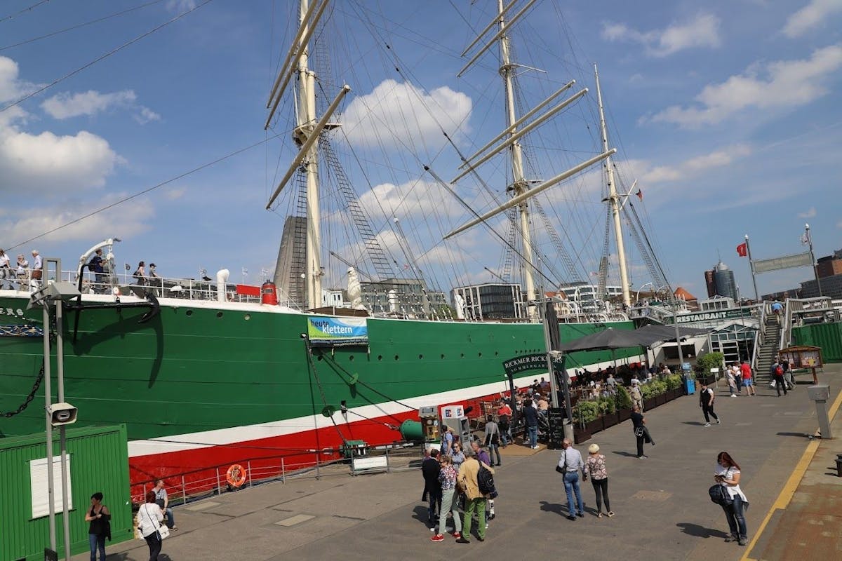 Rickmer Rickmer-ticket en audiotour met de hoogtepunten van Hamburg