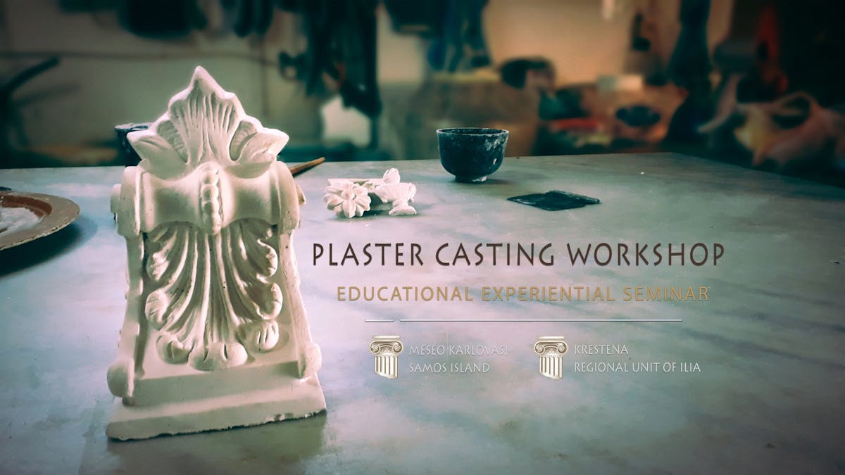 Kunstworkshop op Samos: het pad van de gipskunstenaar in Mesaio Karlovasi