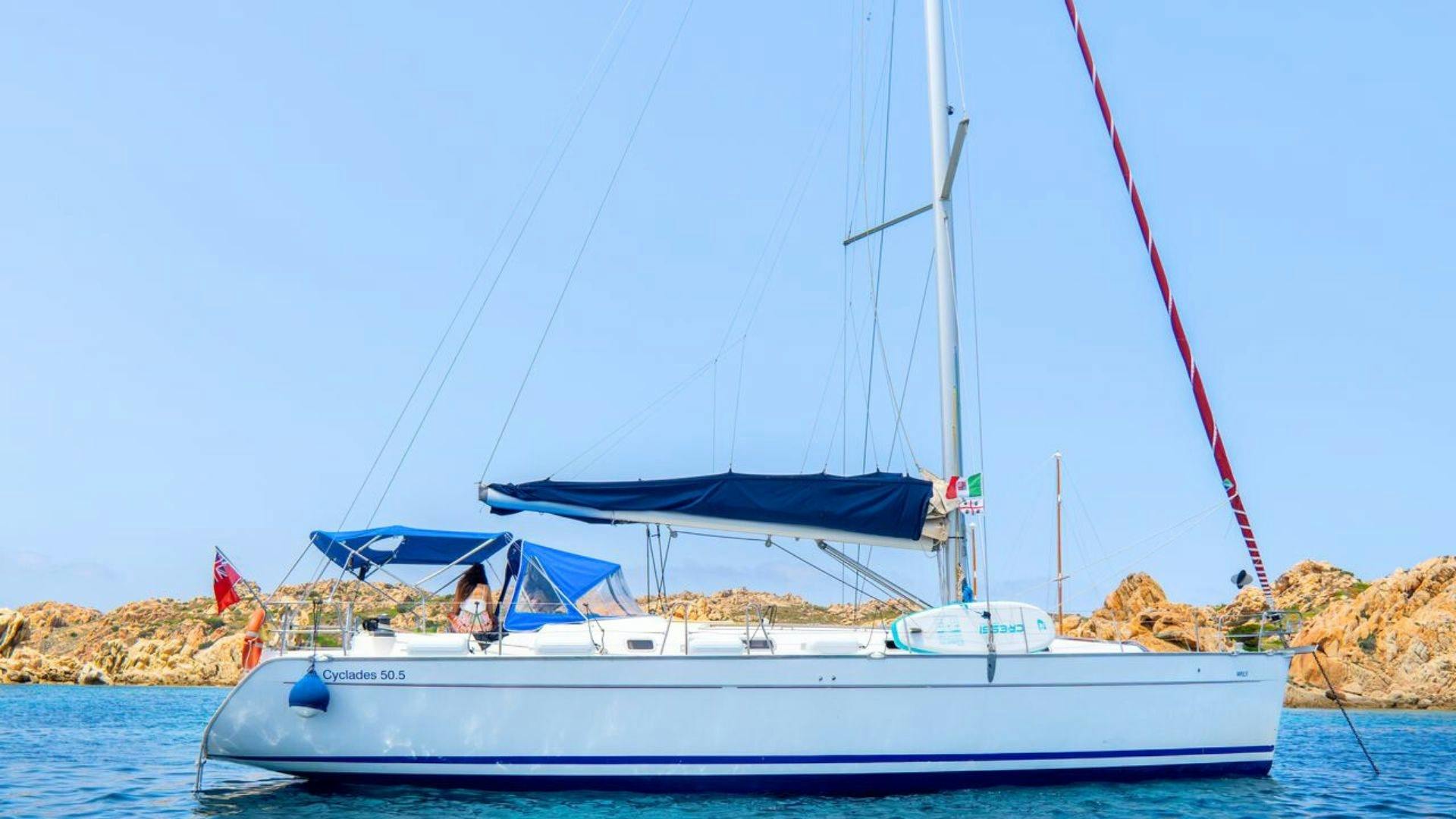 Sailboat trip to Maddalena archipelago from Santa Teresa Gallura