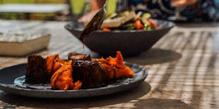 Small-group cooking class with professional chef at Ftelos brewery