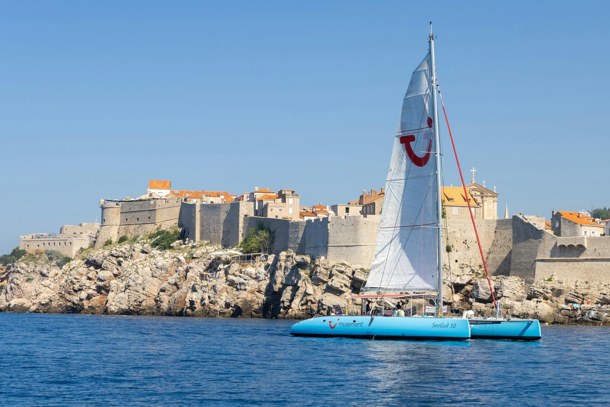 Half-day Adriatic catamaran cruise from Dubrovnik