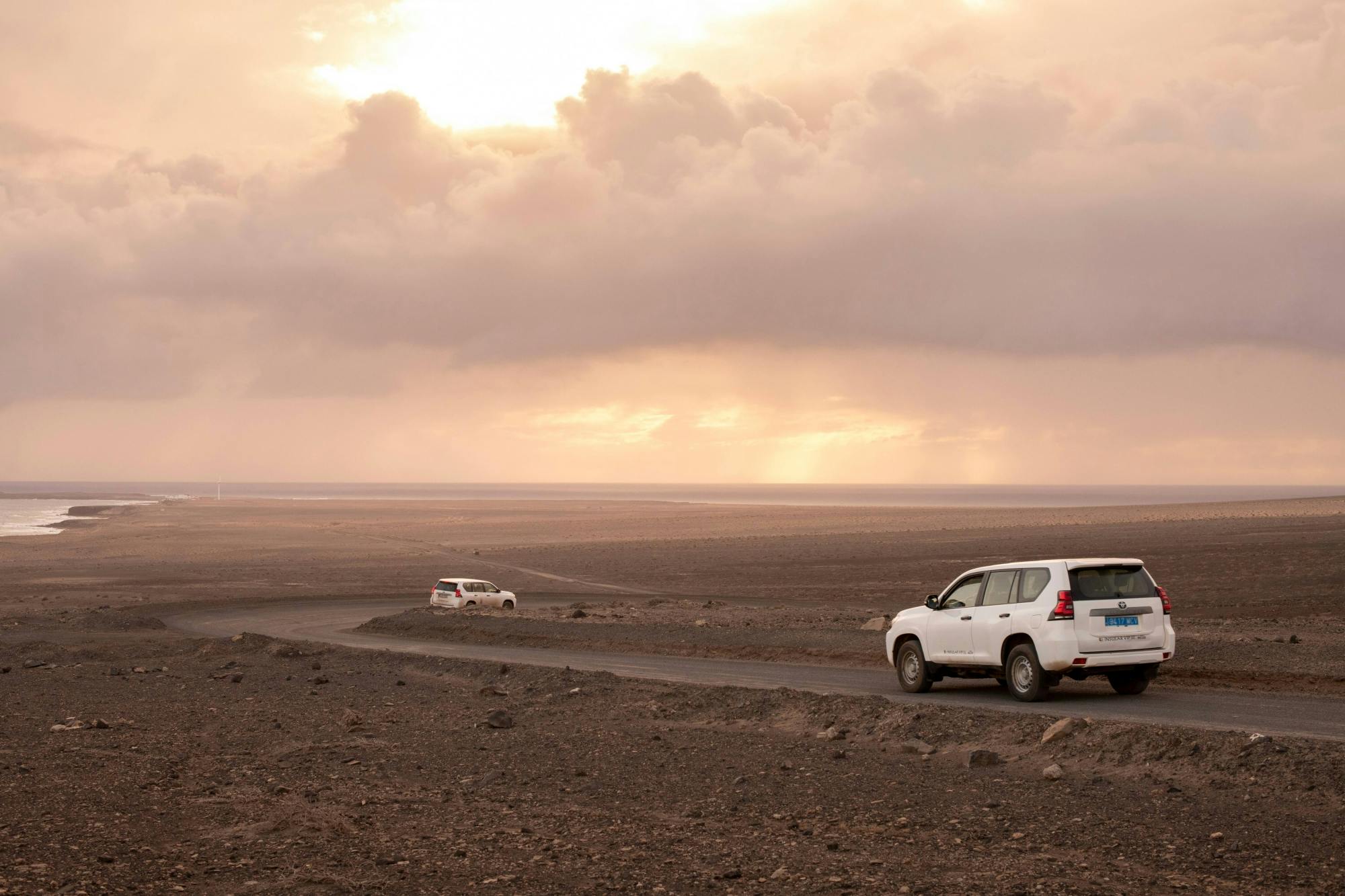 Private Sunset Safari Tour to El Cotillo with Bayuyo Volcano