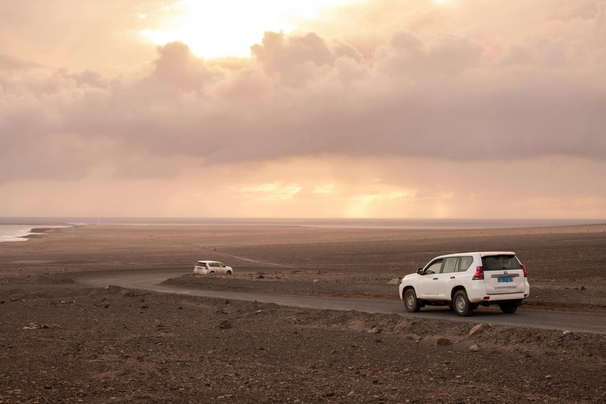 Private Sunset Safari Tour to El Cotillo with Bayuyo Volcano