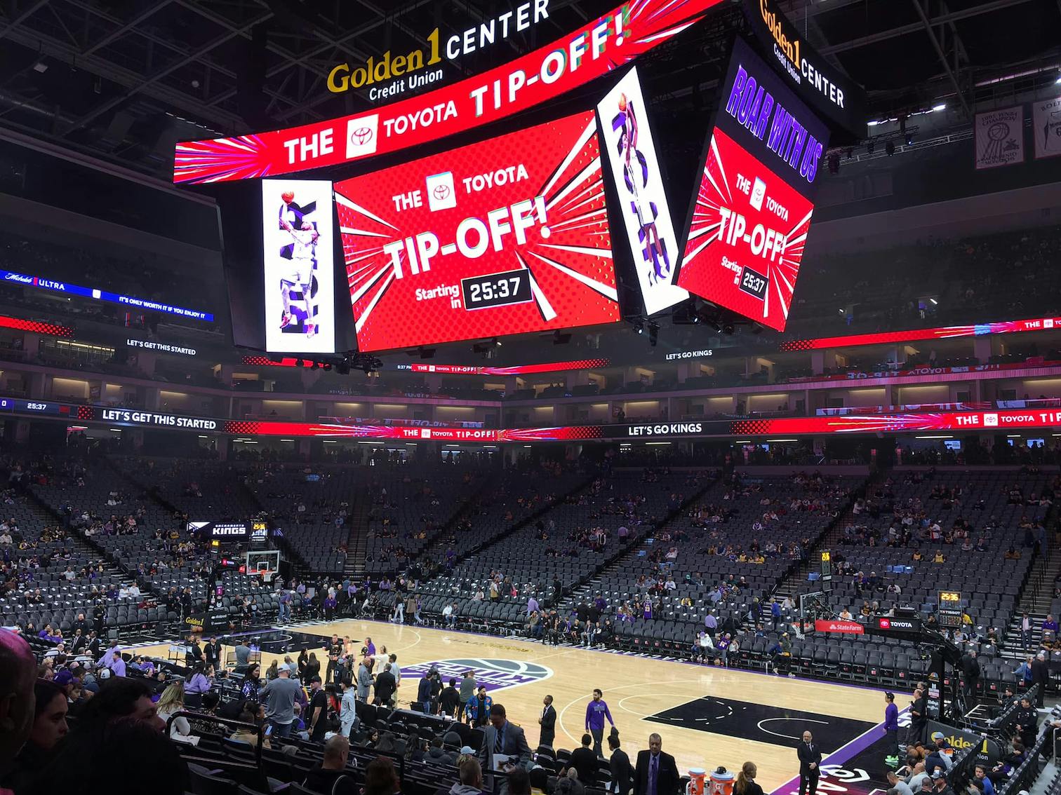 Sacramento Kings Basketball Game at Golden 1 Center Arena