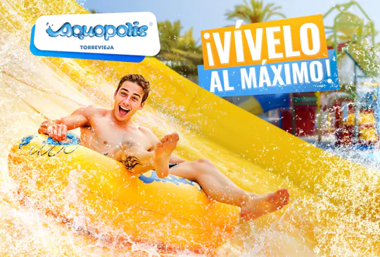 Bilhetes de entrada para o Aquopolis Torrevieja