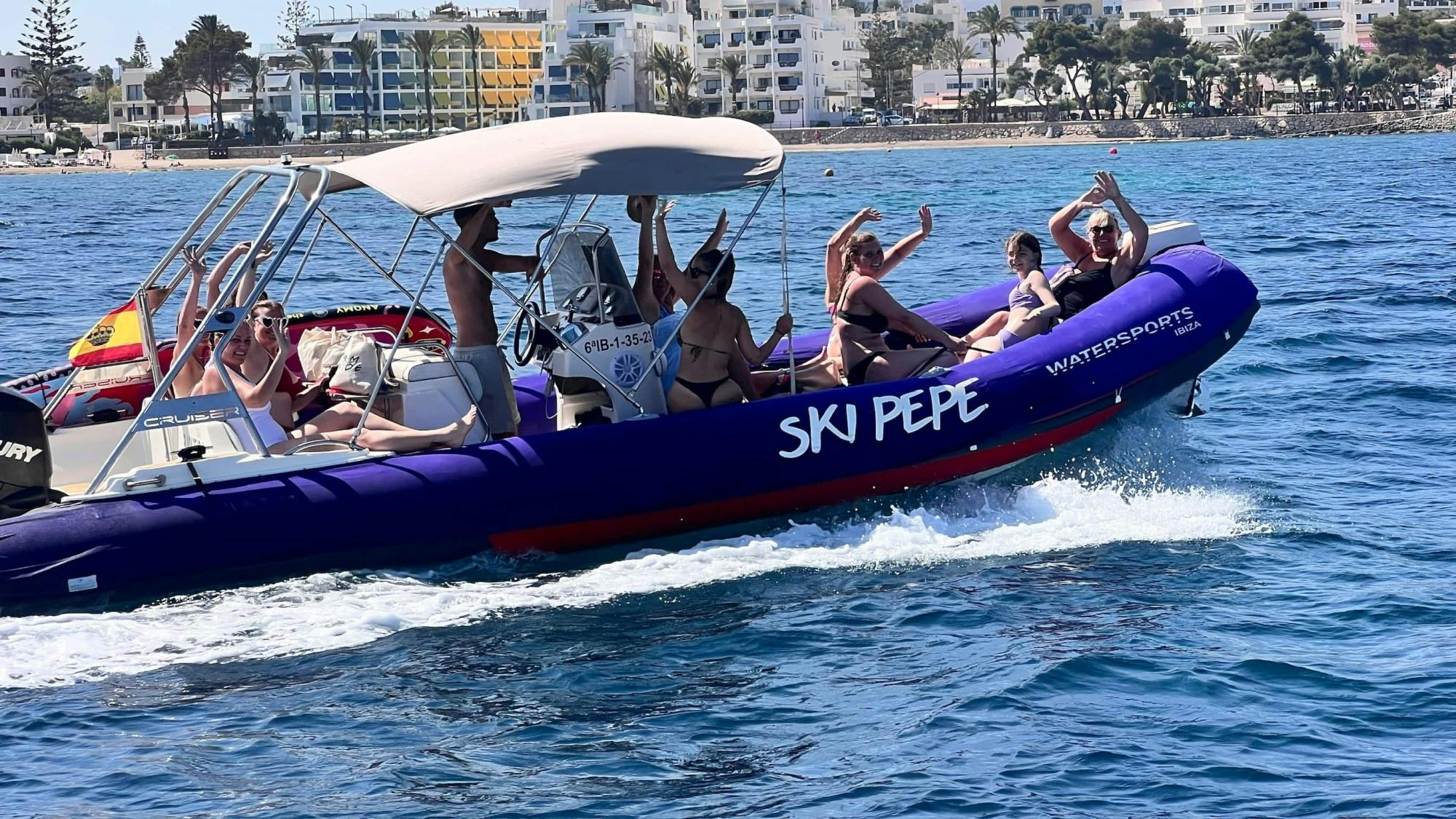 Half-day boat tour from Ibiza
