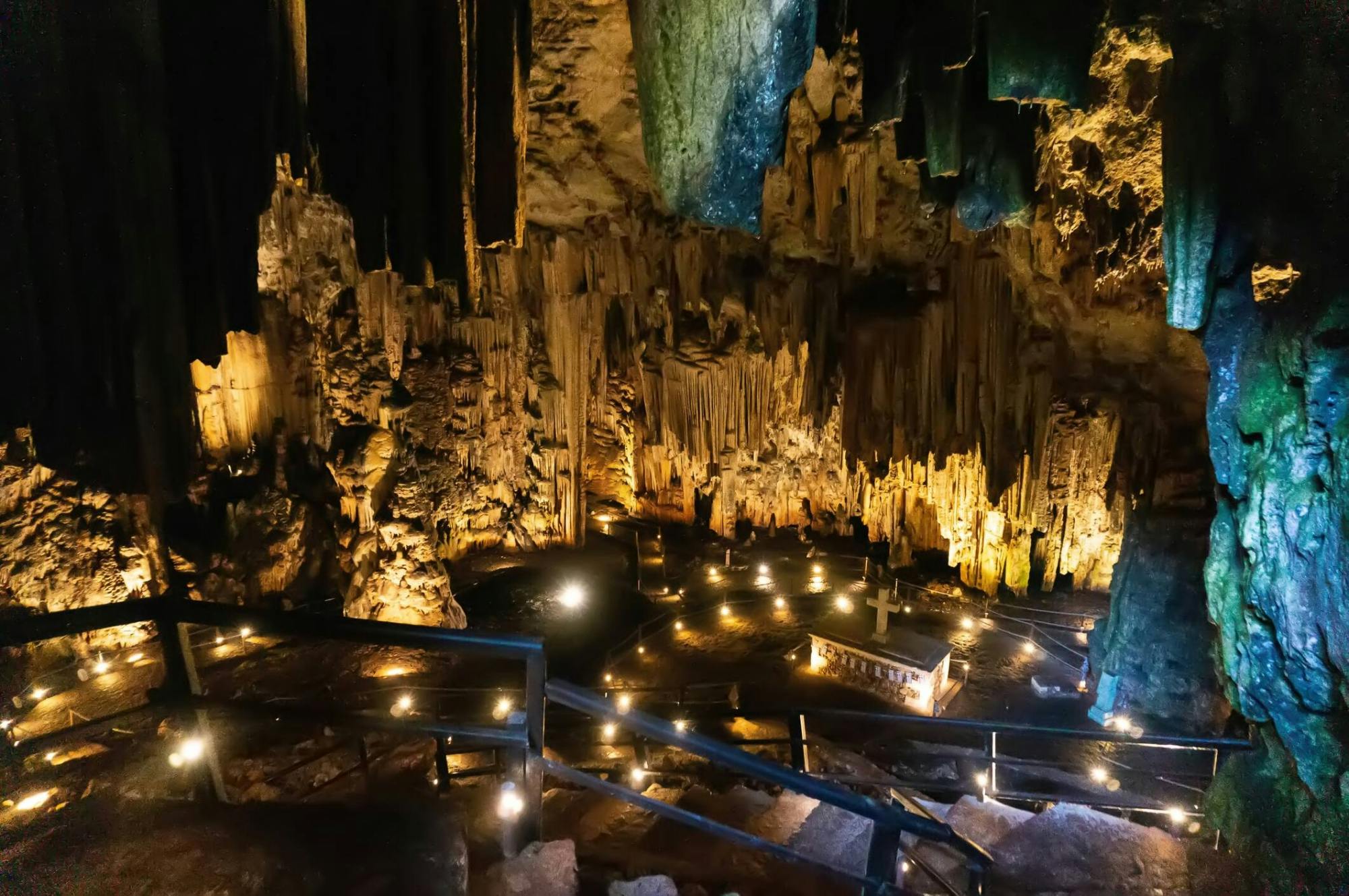 Full-day tour with Cretan caves, olive oil and pottery from Plakias
