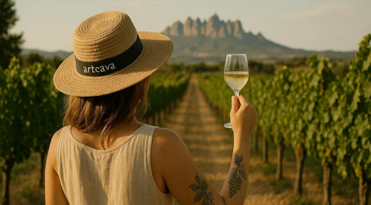 Penedès vineyard tour with wine tasting and cava-making workshop