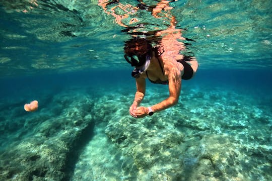Excursion en bateau de 3 heures à Rhodes avec plongée avec tuba et open bar à bord