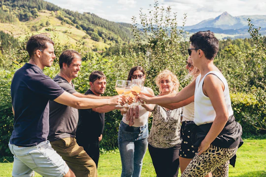 Basque cider house small group tour with lunch from San Sebastián