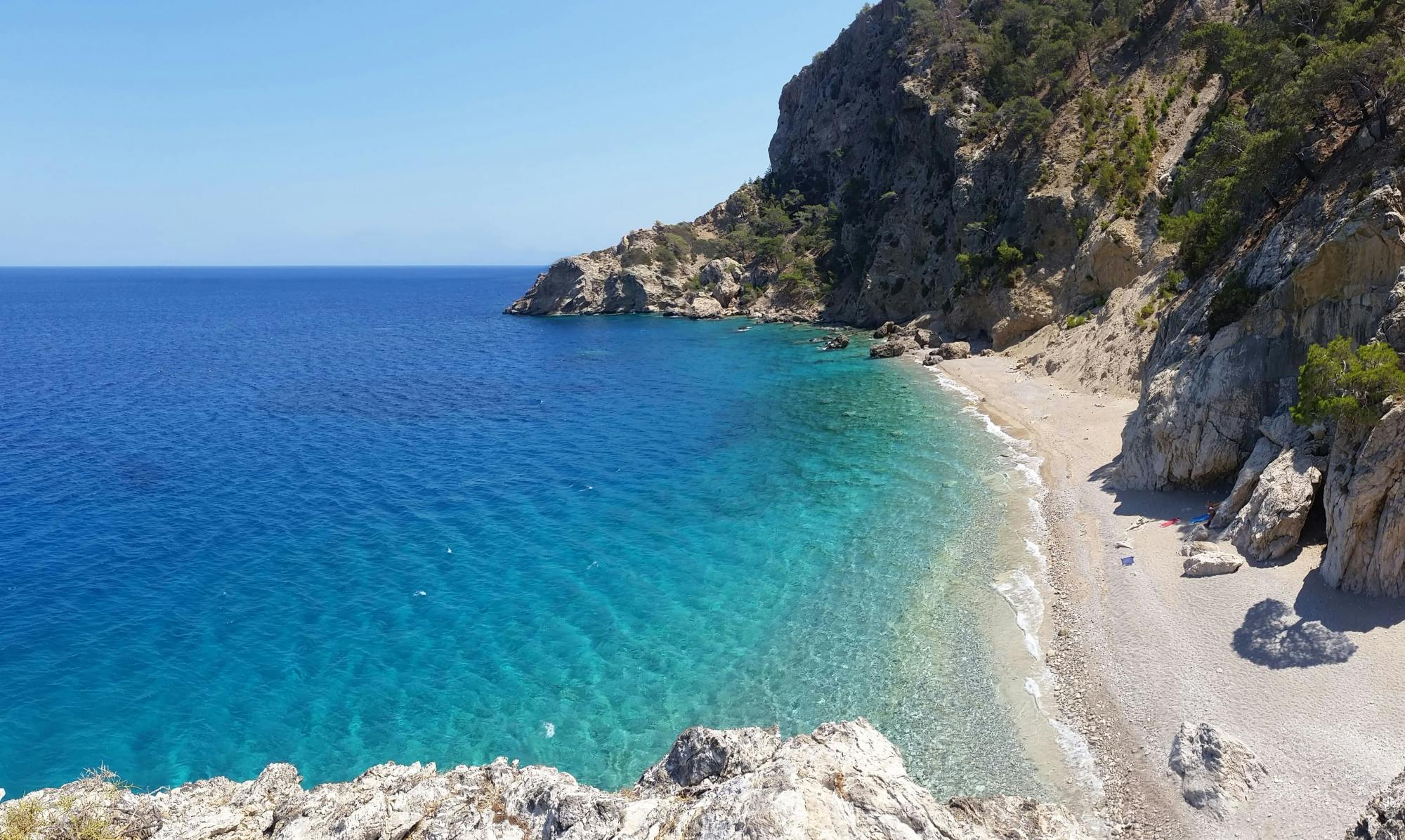 Karpathos best beaches boat cruise