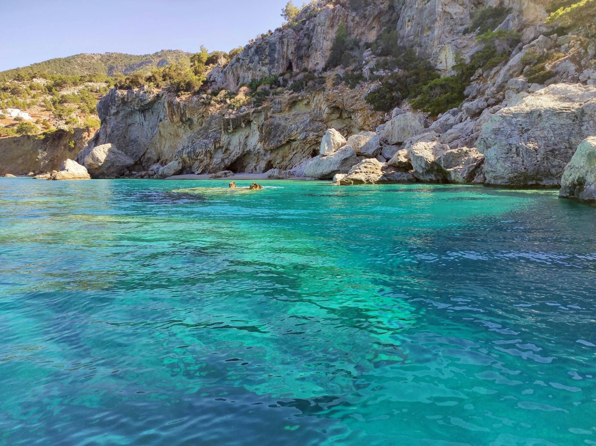 Karpathos best beaches boat cruise