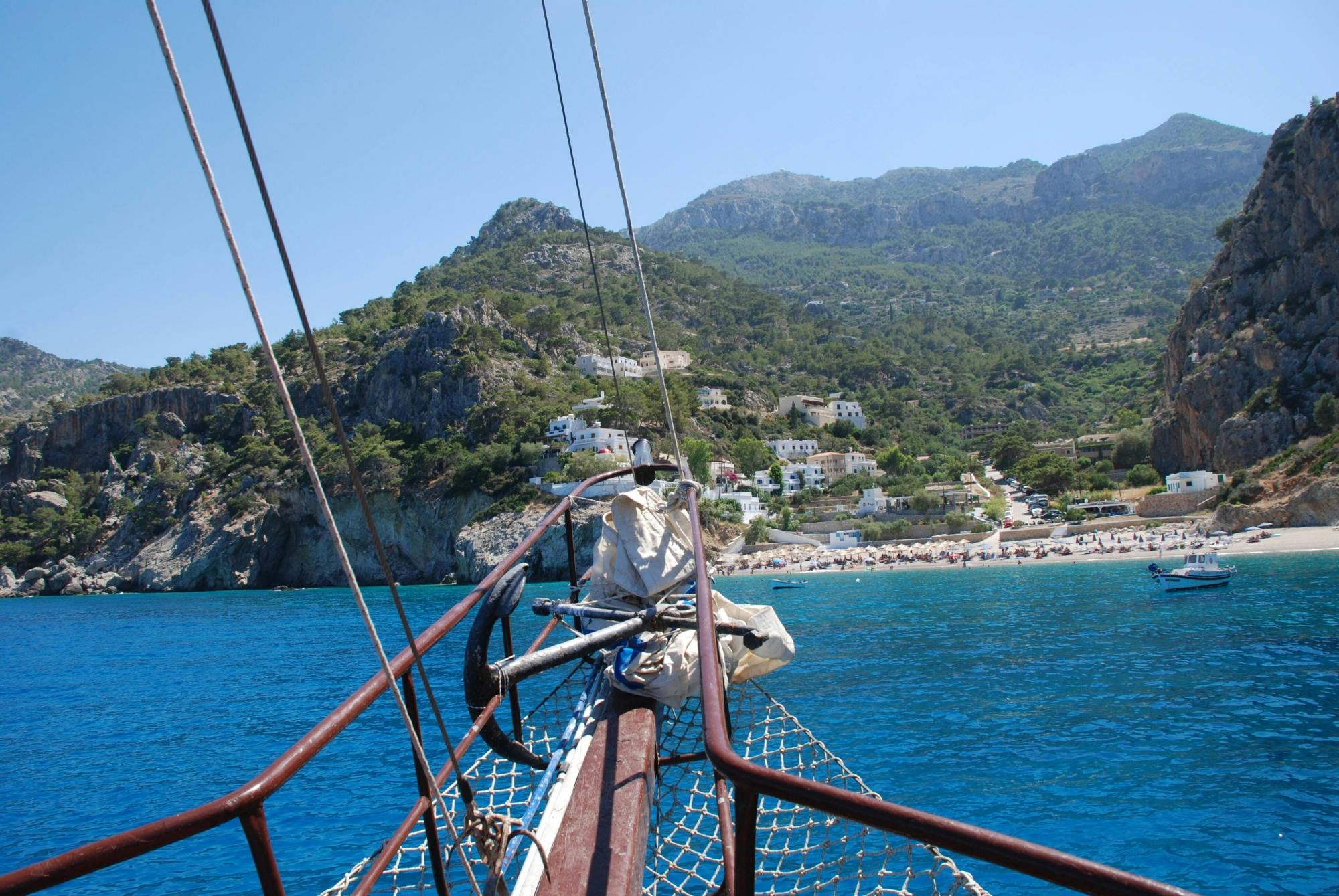 Karpathos best beaches boat cruise