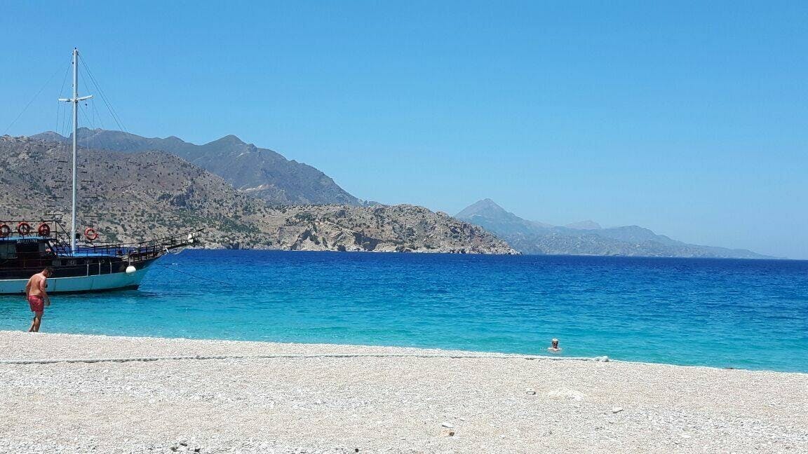 Karpathos best beaches boat cruise