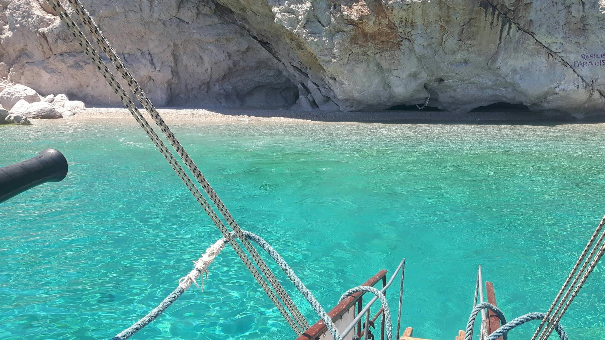 Karpathos best beaches boat cruise