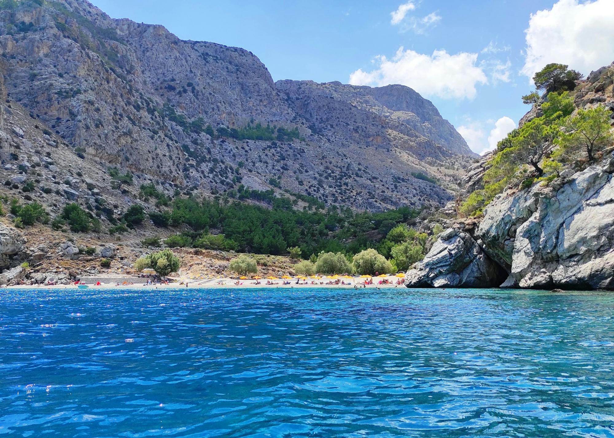 Karpathos best beaches boat cruise