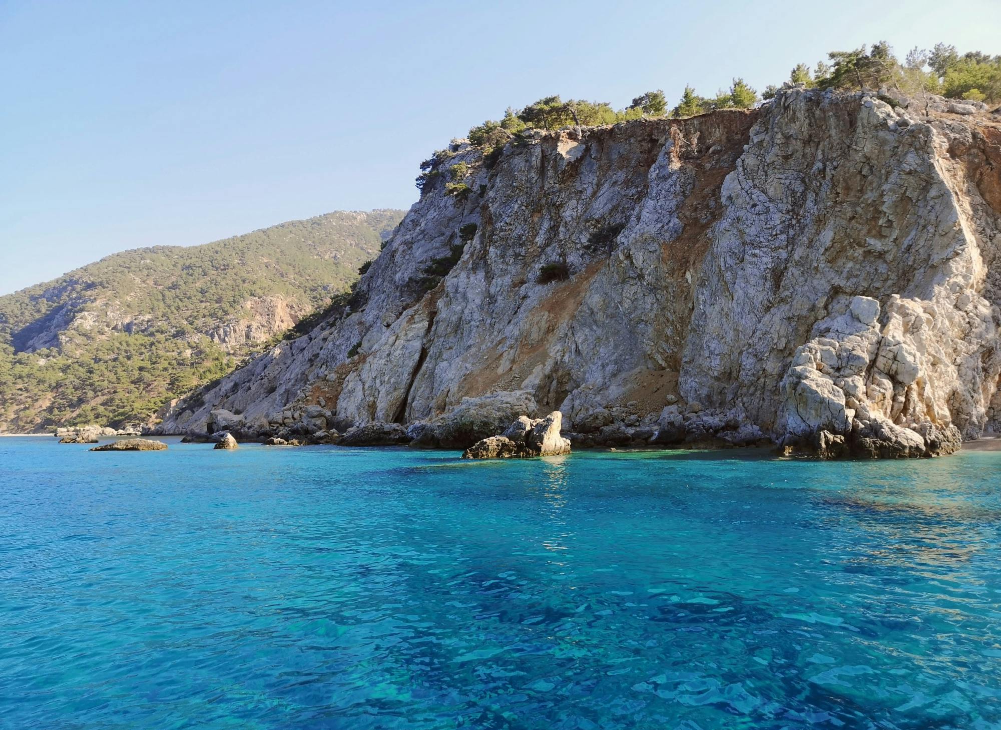 Karpathos best beaches boat cruise