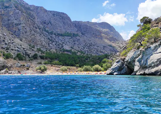 Karpathos best beaches boat cruise with optional transportation