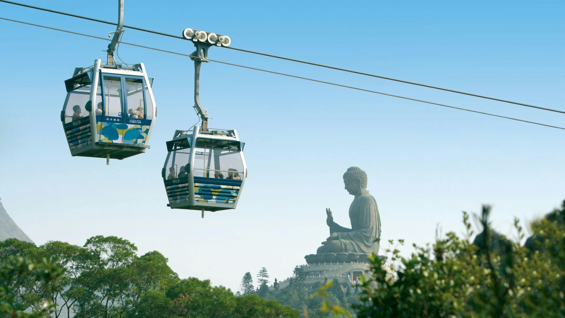 Lantau Island tour with Ngong Ping 360 cable car and Tai O village