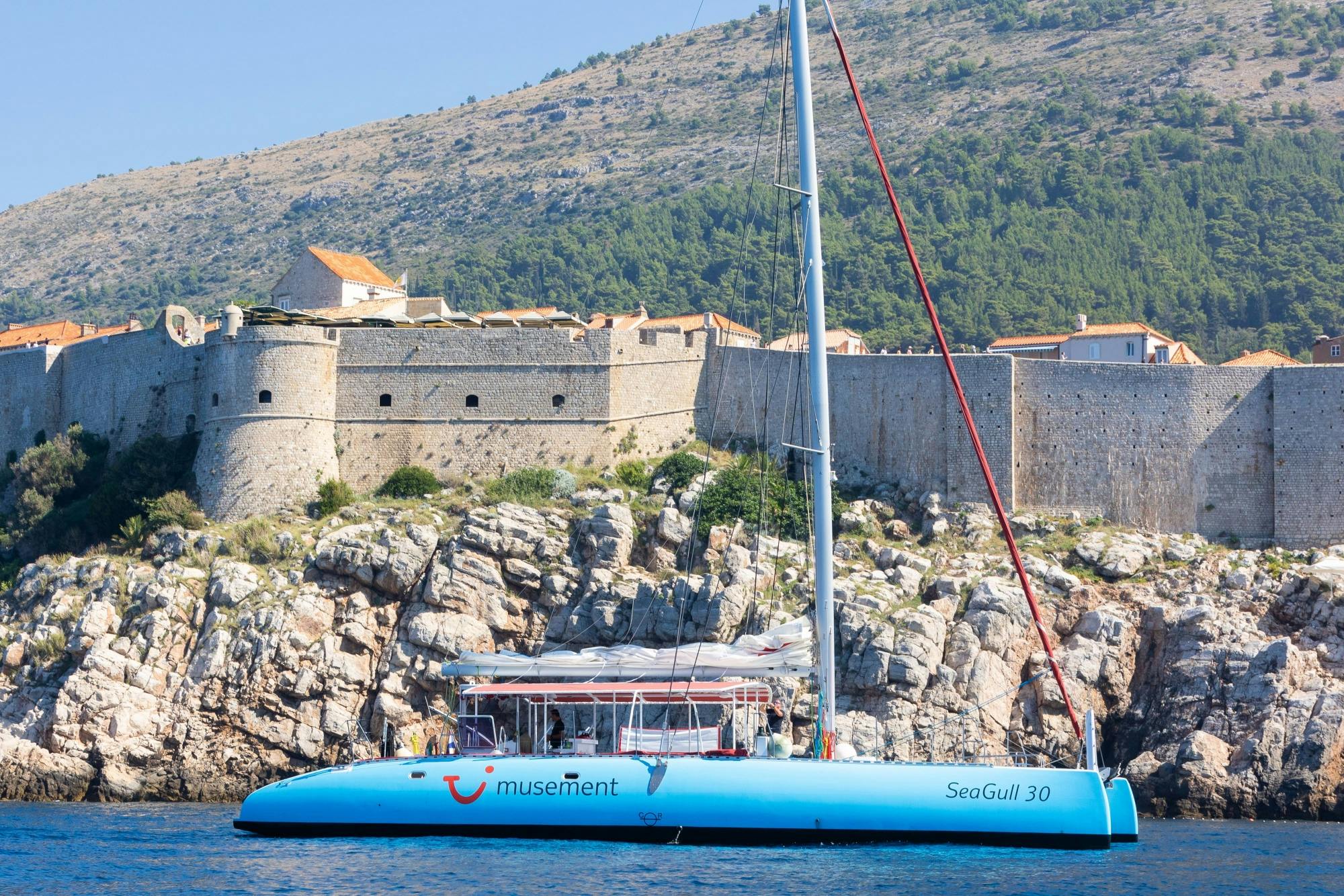Half-day Adriatic catamaran cruise from Dubrovnik