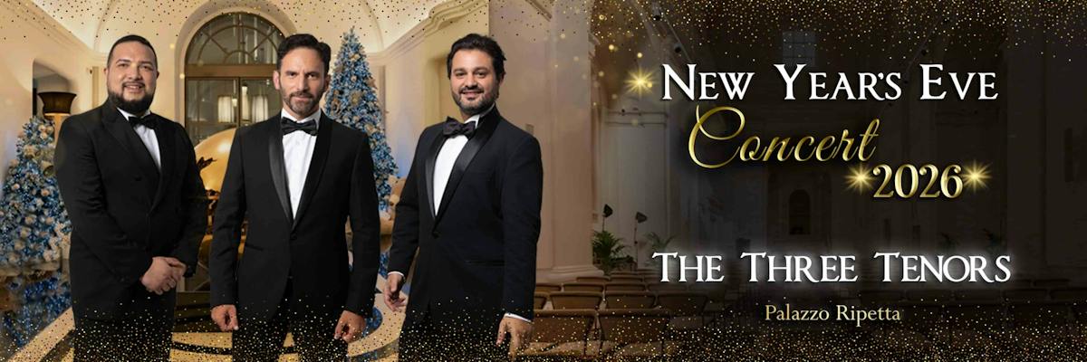 Concerto di Capodanno: i tre tenori, arie d'opera, valzer e canzoni natalizie