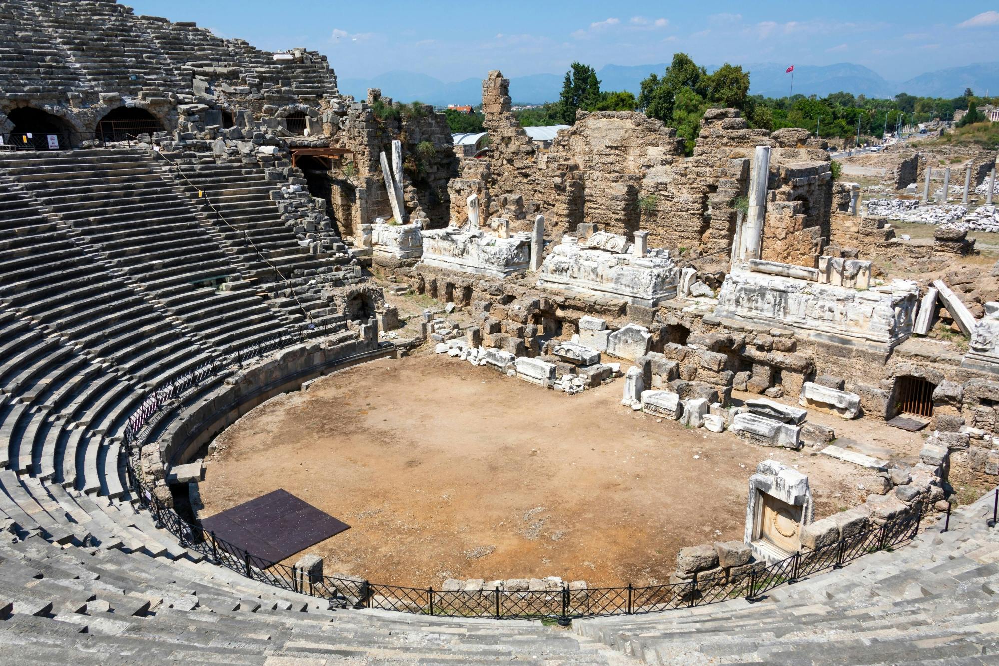 Half-day guided tour of Side with Temple of Apollo visit