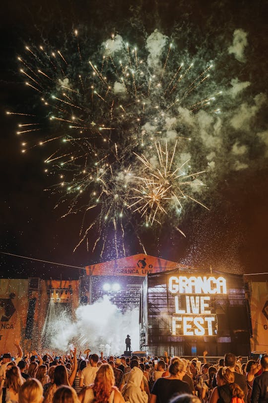Robbie Williams en concert au GranCa Live Fest le 04-07-2024